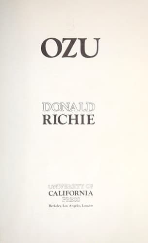 Cover image for Ozu.