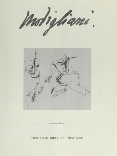 Cover image for Modigliani