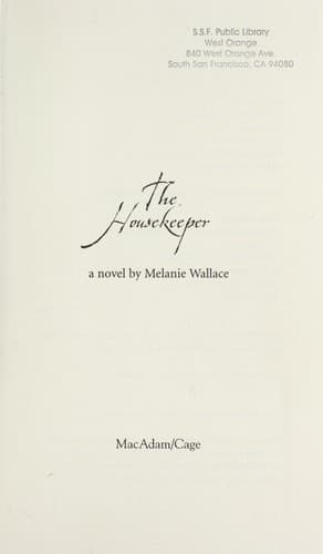 Cover image for The housekeeper