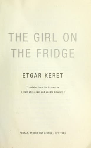 Cover image for The girl on the fridge