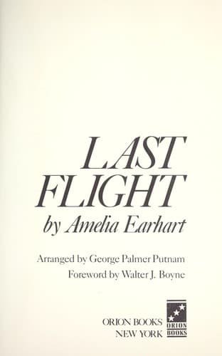 Cover image for Last flight