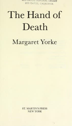 Cover image for The hand of death
