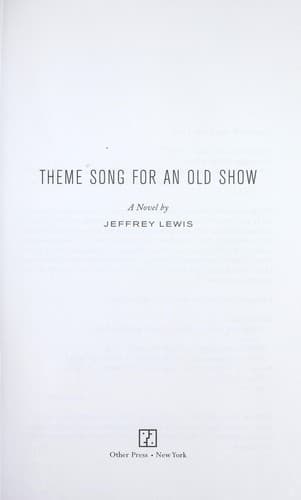Cover image for Theme song for an old show