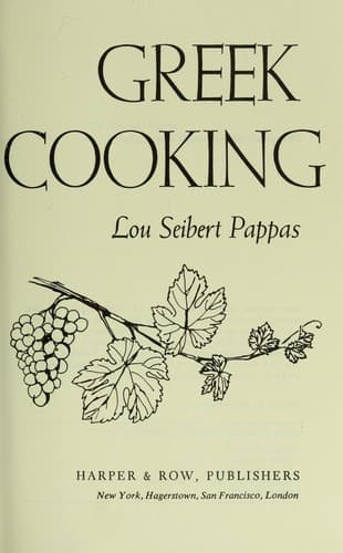 Cover image for Greek cooking.