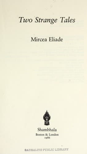 Cover image for Two strange tales