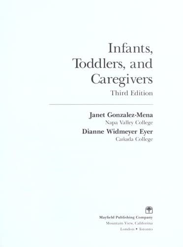 Cover image for Infants, toddlers, and caregivers