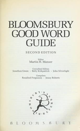Cover image for Bloomsbury Good Word Guide