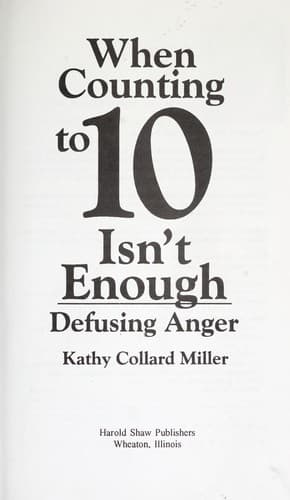When counting to 10 isn't enough