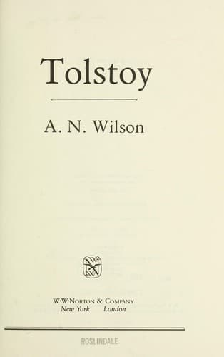 Cover image for Tolstoy