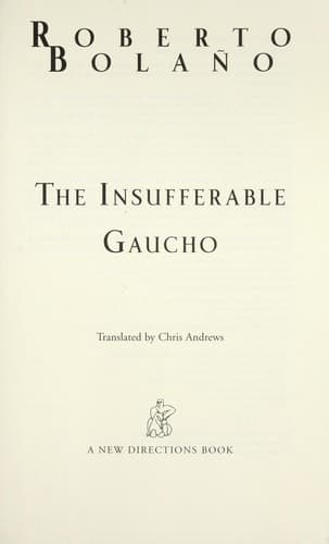 Cover image for The insufferable gaucho