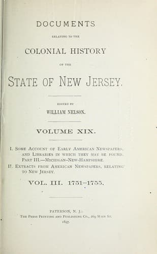 Some account of American newspapers, and libraries in which they may be found