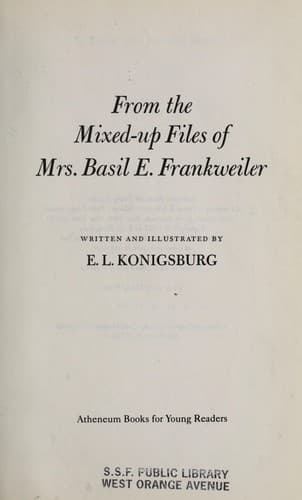 Cover image for From the mixed-up files of Mrs. Basil E. Frankweiler