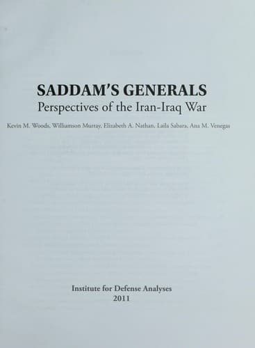 Saddam's generals
