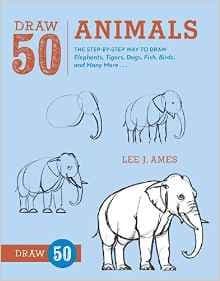 Cover image for Draw 50 animals