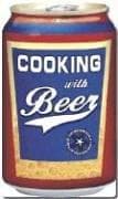 Cover image for Cooking with Beer (Shaped Cookbook)