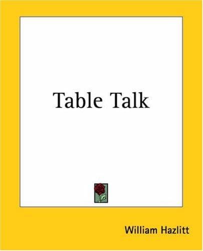 Cover image for Table Talk