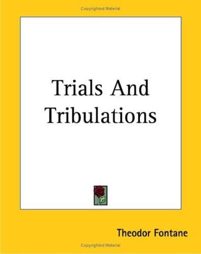 Cover image for Trials And Tribulations