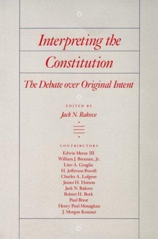 Cover image for Interpreting The Constitution