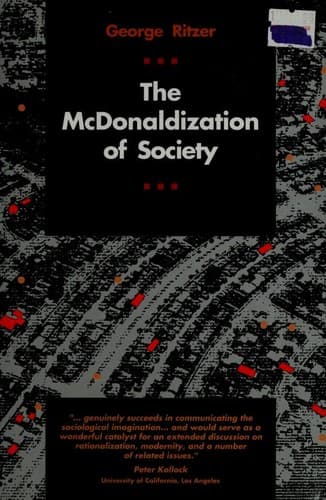 Cover image for The McDonaldization of society