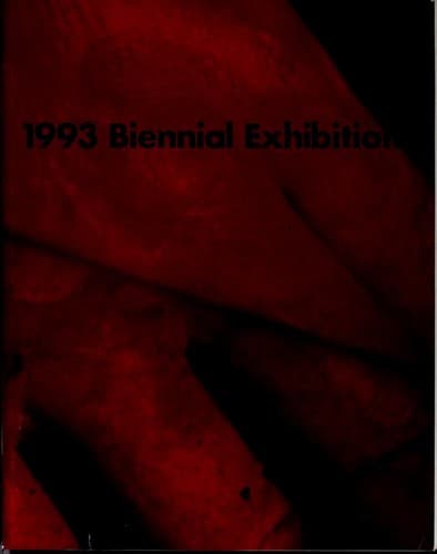 Cover image for 1993 biennial exhibition