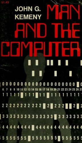 Cover image for Man and the computer