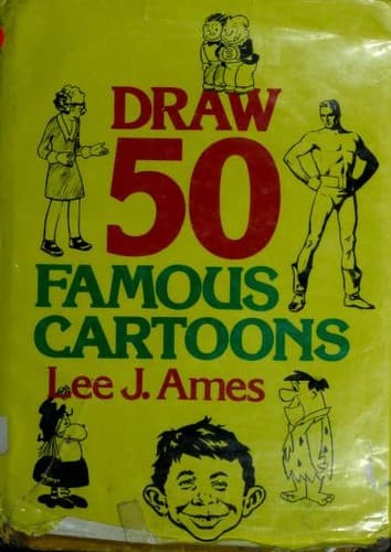 Cover image for Draw 50 famous cartoons