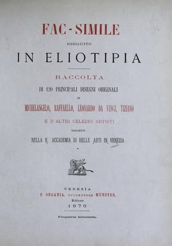 Fac-simile eseguito in eliotipia