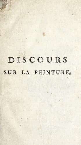 Discours sur l'origine, les progrès et l'état actuel de la peinture en France