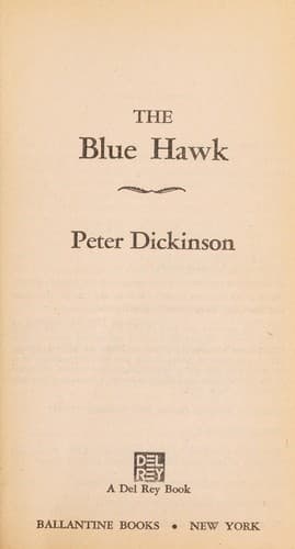 Cover image for The blue hawk