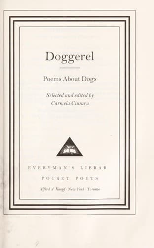 Dog poems