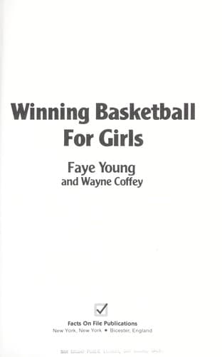 Cover image for Winning basketball for girls