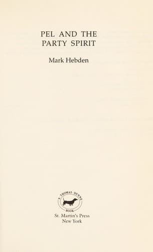 Cover image for Pel and the party spirit