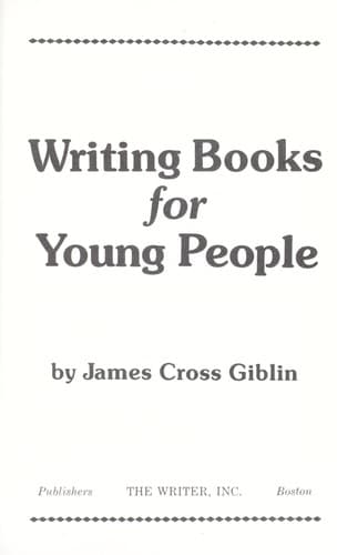 Cover image for Writing books for young people