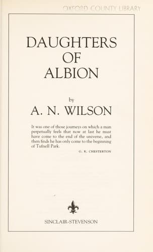 Cover image for Daughters of Albion