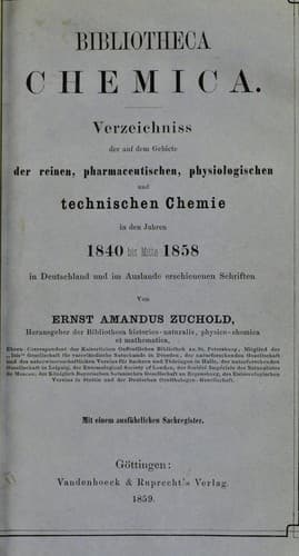 Bibliotheca chemica