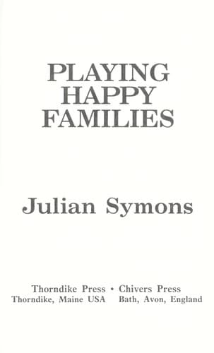 Cover image for Playing happy families