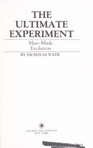 Cover image for The ultimate experiment