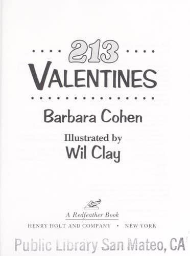 Cover image for 213 valentines