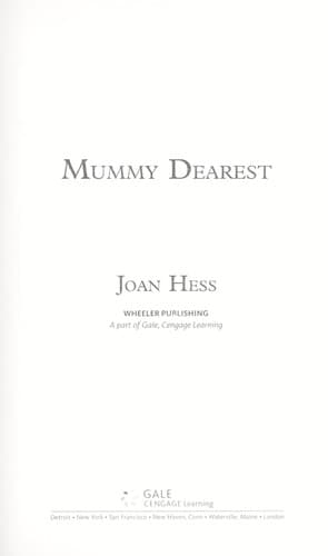 Cover image for Mummy dearest
