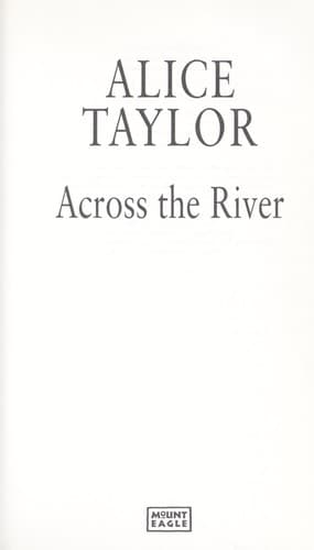 Cover image for Across the river