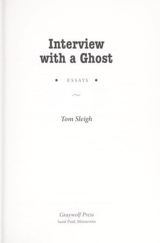 Cover image for Interview with a ghost