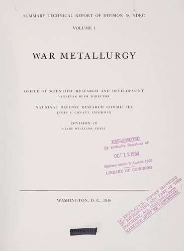War metallurgy