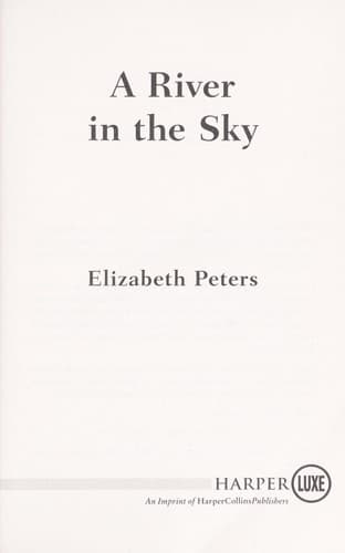 Cover image for A river in the sky