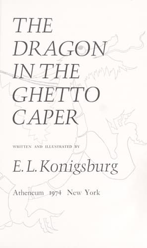 Cover image for The dragon in the ghetto caper