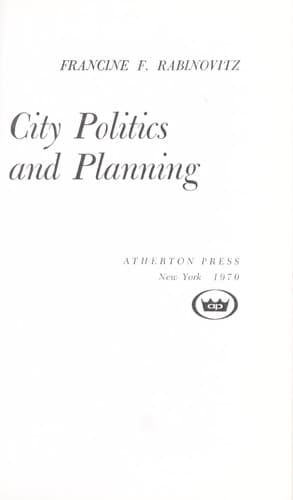 City politics and planning