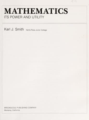 Cover image for Mathematics