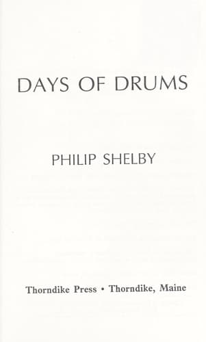 Cover image for Days of Drums