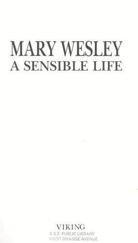 Cover image for A sensible life