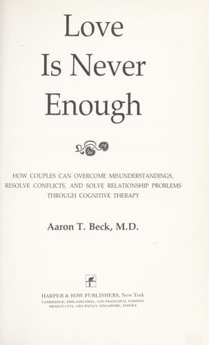 Cover image for Love is never enough