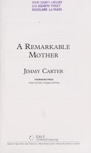 Cover image for A remarkable mother